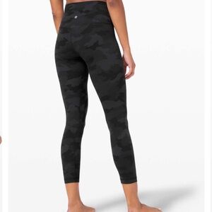 Lululemon Align 25" Heritage 365 Camo Deep Coal Multi | Size 2